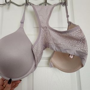 Victoria's Secret lavender front close bra 34DDD